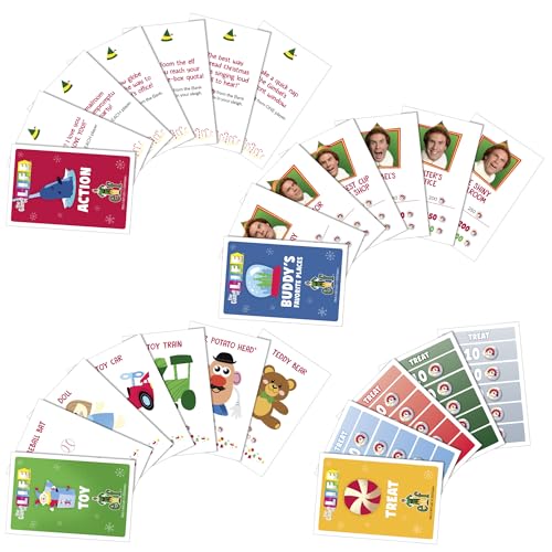 Hasbro Gaming The Game of Life Elf Board Game | Officially Licensed Elf Games for Kids, Teens & Adults | 2-4 Players | 30 Mins. | Family Ages 8+