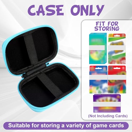 Travel Card Games Case Compatible with Card Games Set, Playing Card Case Compatible with UNO Card Game (Not Including Cards) (Blue)