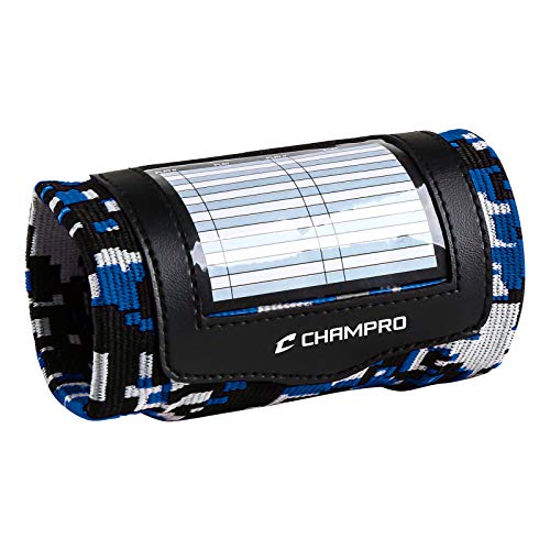 Champro Wristband Playbook - color: Camo Royal, size: Youth
