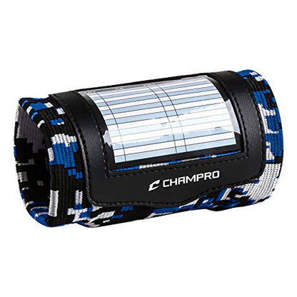 Champro Wristband Playbook - color: Camo Royal, size: Adult