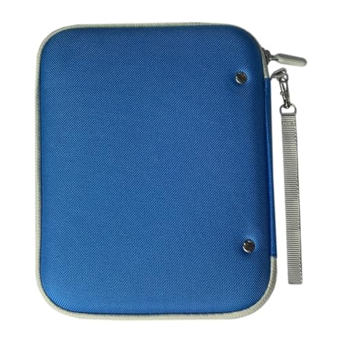 Card Case Compatible for Yoto Card Case Holder 80 Pockets Card Folder Card Binder with Zipper fit 2.3 * 3.4 inch Mini Audiobook Cards (Blue) - color: Blue