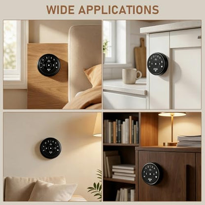 Wall Mount Holder for Hunter Douglas PowerView Remote Control Gen 2 & Gen 3 Surface Mount Bracket Station Only with Adhesive Strip and Screw, Black 1 Pack - color: Black