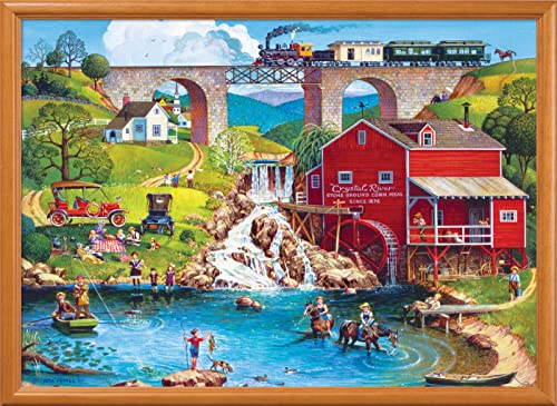 MasterPieces - 500 Piece Jigsaw Puzzle, Large EZ Grip Shapes, Labor Day, Fun for Adults, Seniors, Family, Kids, 19.25" x 26.75" - size: 500 Piece