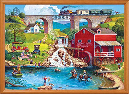 MasterPieces - 500 Piece Jigsaw Puzzle, Large EZ Grip Shapes, Labor Day, Fun for Adults, Seniors, Family, Kids, 19.25" x 26.75" - size: 500 Piece