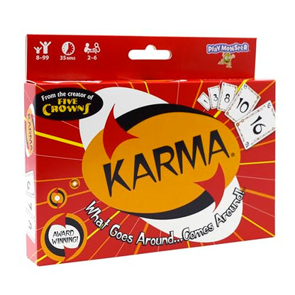 KARMA Playing Cards Game for Kids, Family Games Night, Travel Game | Award Winning, Family Game Night, Travel Games, Playing Cards, Screen-Free, Holiday Game