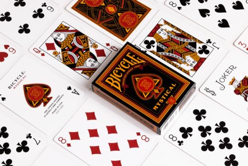 Bicycle Mystical Magical Playing Cards - Premium Deck for Magic and Card Games - Poker Size - style: Bicycle Mystical