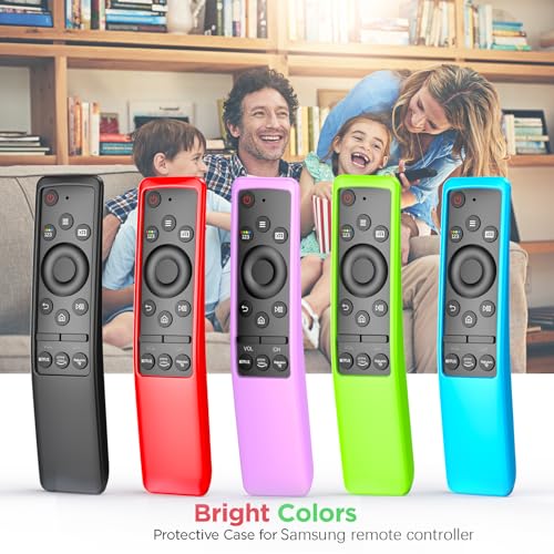 Remote Cover for Samsung Smart TV, Silicone Protective Case for BN59 Series Controller Skin Sleeve Green - color: Green