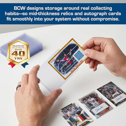 BCW Thick 79PT Card Top Load Holder (Pack of 25), 3 x 4 - color: 79 Pt. / 2 Mm