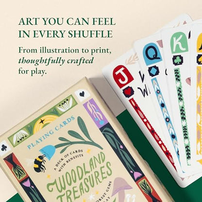 Wild Card Series Trilogy Set - 3 Botanical Playing Card Decks – Beautiful Playing Cards, Poker Deck Featuring Hand-Illustrated Nature’s Botanical Collection + Digital Booklet of 20 Classic Games - style: Trilogy Set (All 3)