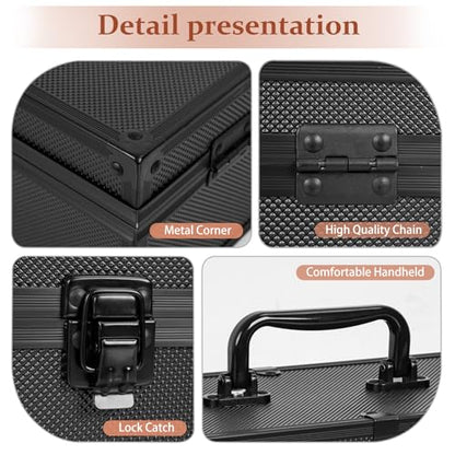 Toploader Storage Box for 3" x 4" 35pt Rigid Card, Magnetic Card Case | Portable Top Loader Card Case with 3 Removable Dividers, Holds 200+ Toploaders, Magnetic Holders for Sports Trading Cards - size: For 200+ Toploaders