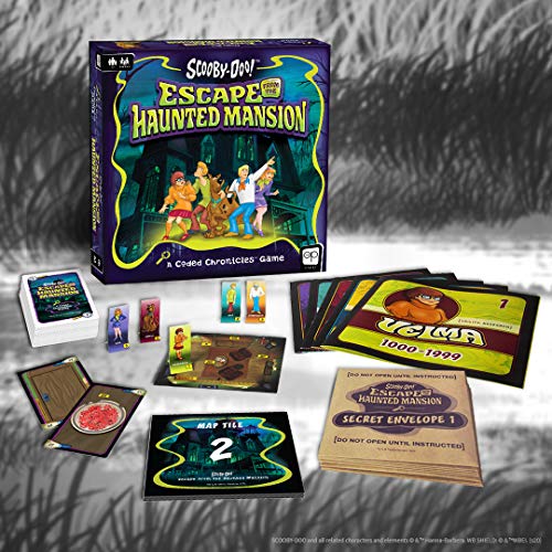 Scooby-Doo: Escape from The Haunted Mansion - A Coded Chronicles Game | Escape Room Game for Kids & Adults | Featuring Iconic Characters and Mysteries | Officially Licensed Hanna-Barbera Game
