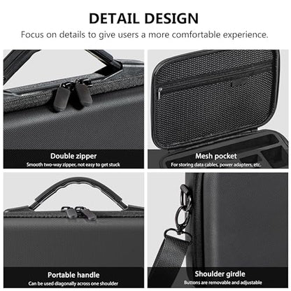 Tomat Action 5 Pro Carrying Case for DJI Osmo Action 5 Pro/Action 4 Camera Accessories Hard Shell Bag Travel Case Compatible with DJI Action 5 Pro/Action 4 Adventure