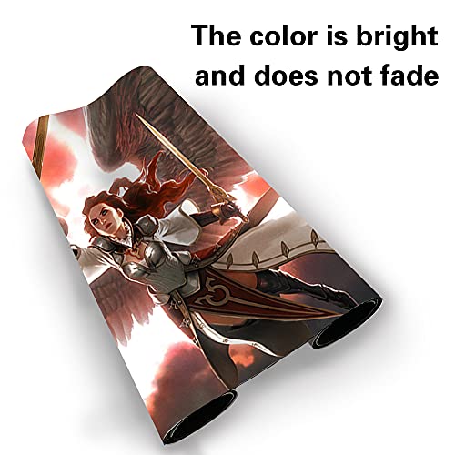 Board Game MTG Playmat Games Size 60X35 cm CCG Compatible for MTG CCG RPG Trading Card Game (Gisela) - color: Gisela