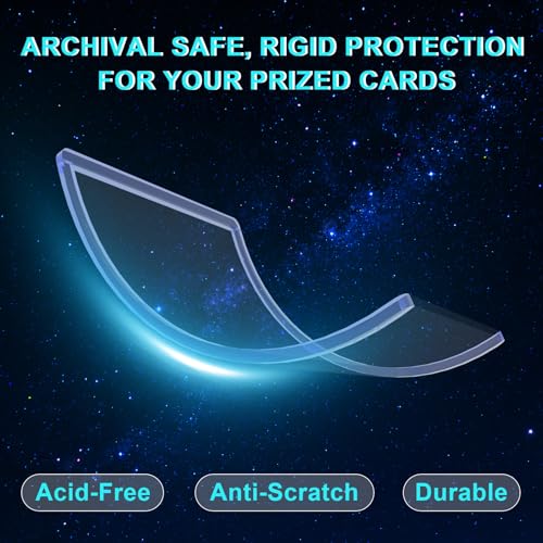 200ct Card Sleeves Top Loaders for Cards - Toploads for Cards, 3"x4" Hard Plastic Protectors & Clear Rigid for Trading, Sports, Baseball Cards (100 Hard + 100 Soft Sleeves, 200 Total) - size: 100 Hard Sleeves + 100 Soft Sleeves