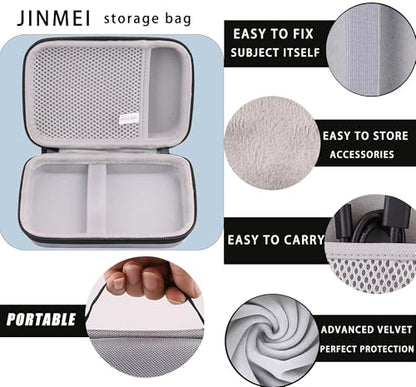 Hard EVA Carrying Storage Case Compatible with Retroid Pocket Flip 2 / Retroid Pocket Classic Retro Game Handheld Console Protective Travel Storage Box (Grey) - color: Grey