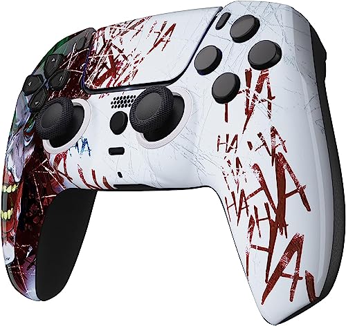 Custom Controllerzz Custom Wireless Controller Compatible with PS5 - Multiple Designs Available (Jokester) - color: Jokester