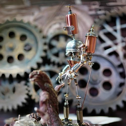 3D Metal Puzzle for Adults, Steampunk Mechanical Model Building Kit - 3D Jigsaw Puzzle for Teens & Adults, Challenging & Creative DIY Art Project, Unique Gift Idea