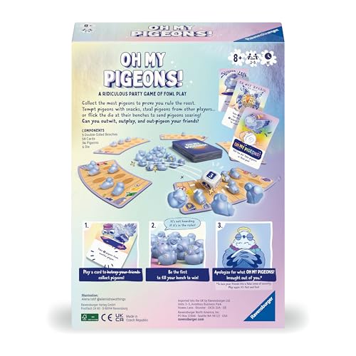 Ravensburger Oh My Pigeons! Funny Family Party Game for Ages 8 and Up | Amazon Exclusive