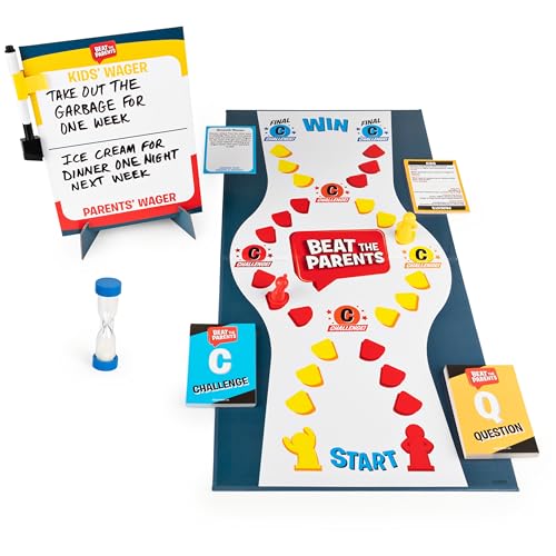 Spin Master Beat The Parents Board Game for Families and Kids Aged Over 5, (6062192)