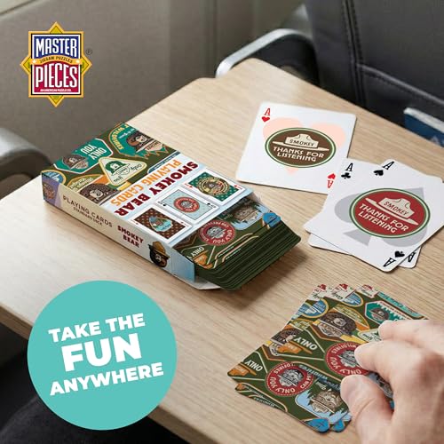 Masterpieces Smokey Bear Playing Cards - Premium Quality, Educational, and Fun Activity for Kids and Families - Great Gift Idea for Holidays, Birthdays, and Everyday Playtime - style: Smokey Bear