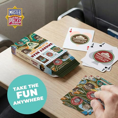 Masterpieces Smokey Bear Playing Cards - Premium Quality, Educational, and Fun Activity for Kids and Families - Great Gift Idea for Holidays, Birthdays, and Everyday Playtime - style: Smokey Bear
