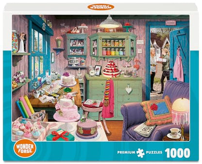 Wonder Forge The Cake Shed 1000 Piece Jigsaw Puzzle for Adults | Unique, Perfectly-Fitting Pieces | Fun, Vibrant Imagery | Amazon Exclusive
