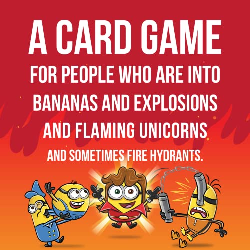 Exploding Minions by Exploding Kittens - 2-5 Players - Ages 7+ - 15 Minutes to Play - Minions Themed High Stakes Card Game - Party Game, Ideal for Family Night, Kid and Adult