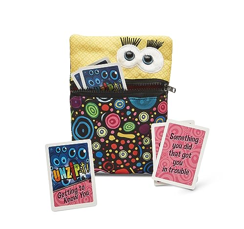 Trainers Warehouse Unzip It! - Getting to Know You | Conversation Starter Card Deck | Start Talking About topics that Matter and Learn More About one Another | Set of 30 Unique Cards - color: Getting to Know You With Pouch