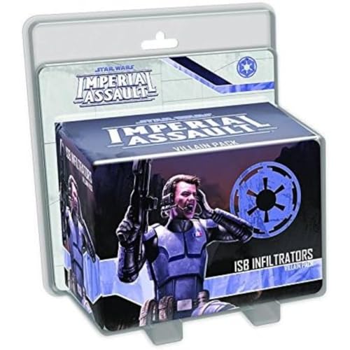 Star Wars Imperial Assault Board Game ISB Infiltrators VILLAIN PACK - Epic Sci-Fi Miniatures Strategy Game for Kids and Adults, Ages 14+, 1-5 Players, 1-2 Hour Playtime, Made by Fantasy Flight Games - size: Villain Pack, style: ISB Infiltrators