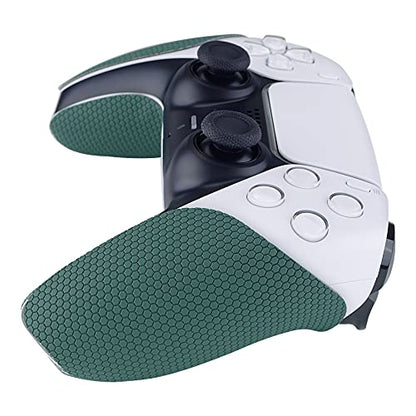 eXtremeRate PlayVital Pine Green Anti-Skid Sweat-Absorbent Controller Grip for ps5 Controller, Professional Textured Soft Rubber Pads Handle Grips for ps5 - color: Pine Green