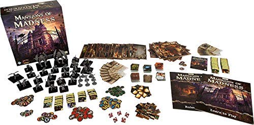 Asmodee Mansions of Madness Board Game (2nd Edition) - Dive into Lovecraftian Horror and Mystery with Cooperative Gameplay! Ages 14+, 1-5 Players, 2-3 Hour Playtime