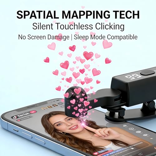 2 Pack Auto Clicker Tapper for Tiktok iPhone iPad Android Smartphone, Rechargeable Cordless – 107 Adjustable Speed, Auto Screen Tapper for Live Stream, Games, Repetitive Task, Purchases - size: 2 Pack