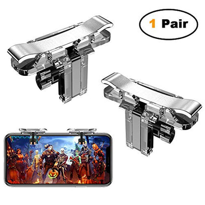 FSIGOM Mobile Controller,Aim Keys L1R1 and Gamepad Knives Out/Rules of Survival,Cellphone Game Trigger,Battle Royale Sensitive Shoot (Mobile Game Controller B) - color: Mobile Game Controller B