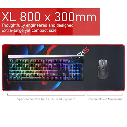 iRocks C23 Extended Gaming Mouse Pad, Table Pad, Desk Mat, Waterproof, Durable Surface, Compatible with All Mice – 31.5” x 11.81”