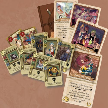 Renegade Game Studios Bargain Quest: Brick & Mortar Expansion Board Game | Add Event Cards, Retail Rumble Mode & New Shop Boards to the Base Game for Strategic 2-6 Player Family Game Night Fun
