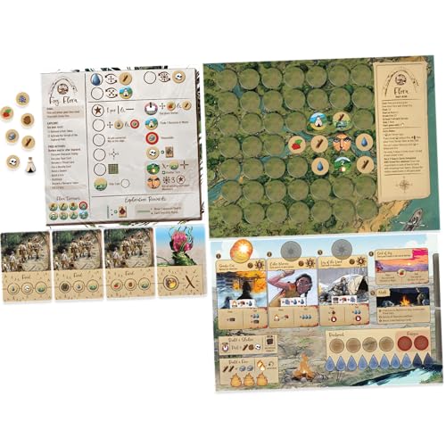 Corps of Discovery: Fog Expansion – Survival Challenge with Hidden Terrain Rules | 1–4 Players | Ages 14+ - style: Fog Expansion