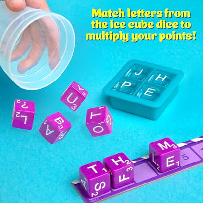 Thames & Kosmos Dice Words | The Refreshingly Fun Word Game | Roll, Spell & Score | Skill, Luck & Speed | 2–4 Players | Ages 8+