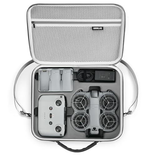 STARTRC Carrying Case for DJI Neo 2 Accessories, Portable PU Protective Shoulder Bag for DJI Neo 2 Fly More Combo, Compatible with RC-N3/RC-N Remote Controller
