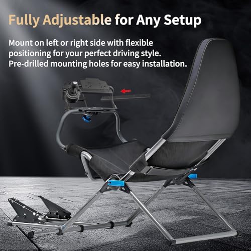 Shifter Mount for Playseat Challenge/Evolution/Evolution PRO/Revolution | Compatible with Logitech G25/G27/G29/G920 & Thrustmaster Shifters, Mounting Screws Included