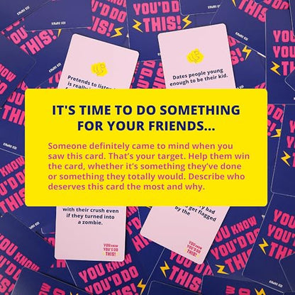 KAWAII KOI Hilarious Voting Party Card Game for Adults & Teens, Call Out Your Friends & Reveal Who They Really are, Perfect for Game Night & Parties - You Know You’D DO This!