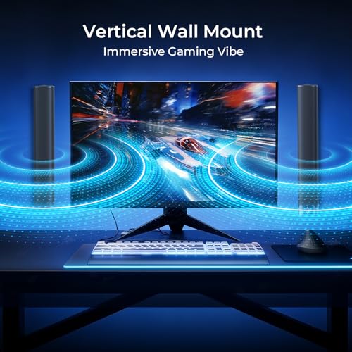 Sound Bar for Smart TV, Soundbar with Bluetooth/ARC/Opt/AUX Connect, Auto Volume Boost, 3 Equalizer Modes, 2 in 1 Detachable Soundbar for TV/PC/Gaming/Projectors - color: Black