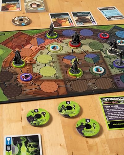 Restoration Games Unmatched Slings and Arrows | Strategy Board Game for 2 to 4 Players, Shakespeare Heroes Expansion with Globe Theatre Battlefield, 30 Min Playtime, Ages 9+