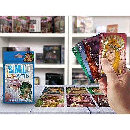 Horrible Guild Similo Myths: A Fast-Playing Family Card Game - Guess The Secret Mythical Character, 1 Player is The Clue Giver & Others Must Guess The Character, 2-8 Players, Ages 8+, 20 min - style: Myths