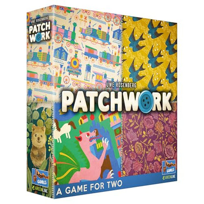 Patchwork Board Game (Revised Edition) | Interactive Quilting Puzzle Strategy Game, Family Fun for Kids & Adults, Ages 8+, 2 Players, 30 Mins