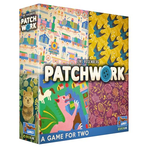 Patchwork Board Game (Revised Edition) | Interactive Quilting Puzzle Strategy Game, Family Fun for Kids & Adults, Ages 8+, 2 Players, 30 Mins
