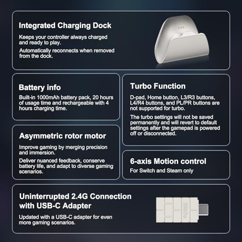 8BitDo Pro 3 Bluetooth Controller for Switch/Switch 2,Windows,TMR Joysticks | Programmable Pro Back Buttons&R4/L4 Bumpers,Hall/Tactile Triggers,Swappable ABXY Buttons,for Apple,SteamOS,Android,G Classic - color: G Classic