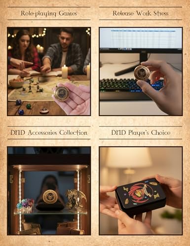 D&D Dice Set,7PCS Metal Dice for Dungeons and Dragons,Mini Dice Set with Pocket Watch Case,Role Playing Board Games Accessories (Dragon, Gold-F) - color: F-gold, style: Dragon