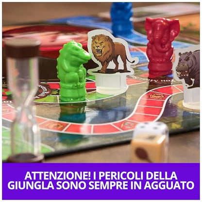Jumanji The Game, of The Classic Adventure Board Game for Kids and Families Aged 8 and Up, Italian Version