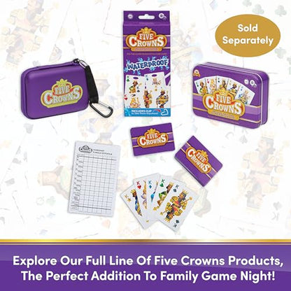 Five Crowns JR Rummy Style Card Game for Kids, Cards for Family Game Night | Family Game Night, Travel Games, Screen-Free, Holiday Game, Playing Cards, Kids Card Game, 5 Year Old - style: Five Crowns JR