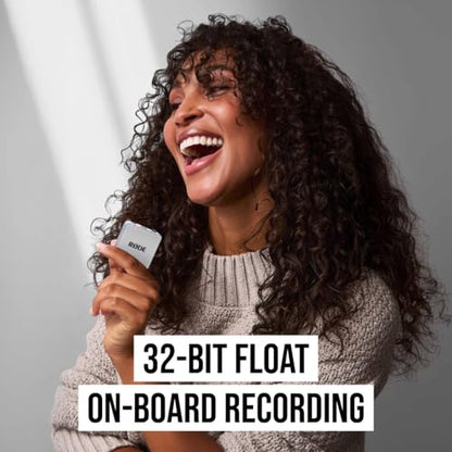 RØDE Wireless GO (Gen 3) – Compact Wireless Mic – Pristine Audio, 32-bit Float Recording, Automatic Level Control, for Phones, Cameras and Computers (White) | 32-Bit Float Onboard, Intelligent Gainassist, Series Iv 2.4ghz, 128-Bit Encryption, 260m Range -